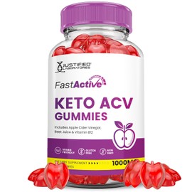 Fast Active Keto ACV Gummies Advanced Formula 1000MG Fastactive Keto Gummies Apple Cider Vinegar Formulated with Pomegranate Beet Juice Powder B12 Vegan Non GMO 60 Gummys