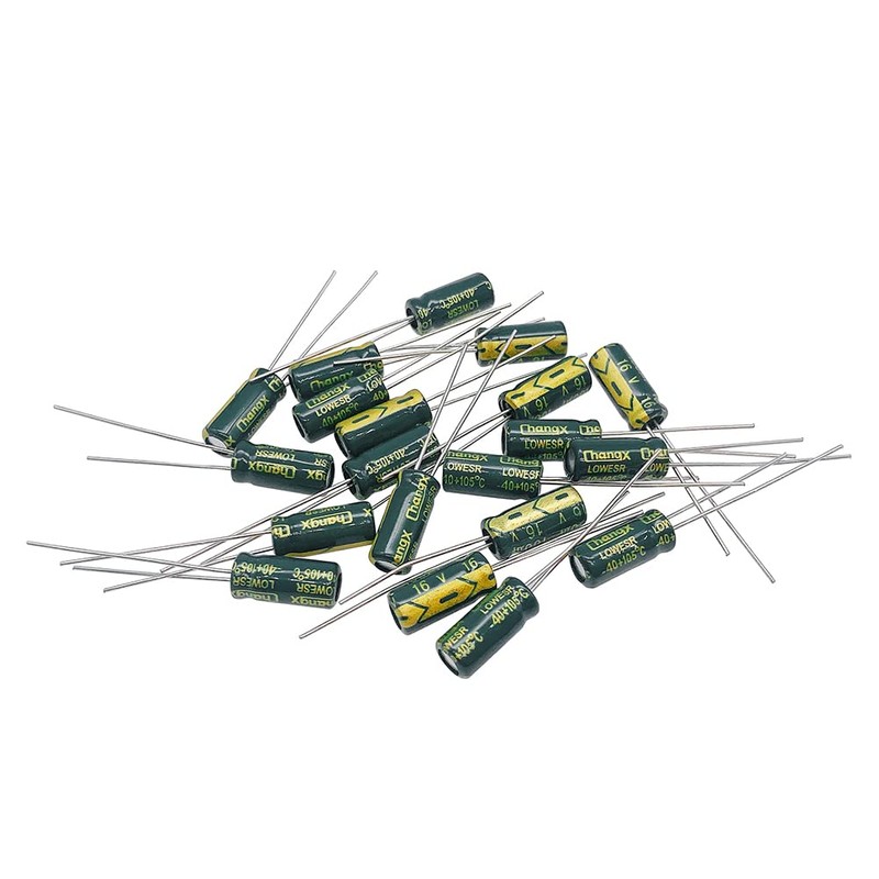 PENGLIN 20pcs Electrolytic Capacitors Aluminum Electrolytic Capacitors 16V 100UF 105℃
