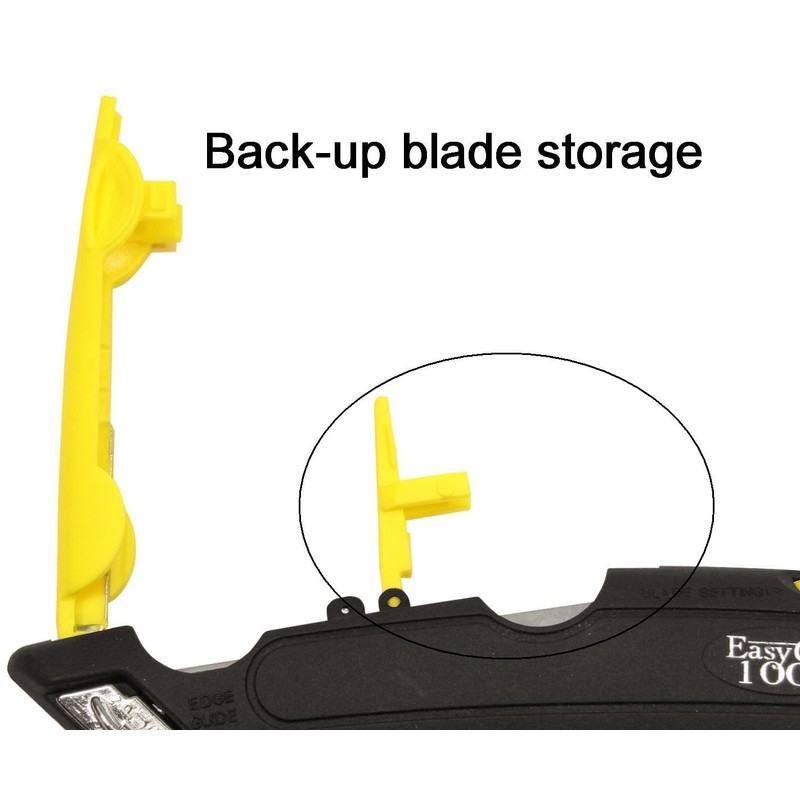 Modern Box Cutter, 3 blade depth setting , Squeeze Trigger