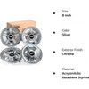 10L0L Golf Cart Hubcaps 8 inch Wheel Covers for Club
