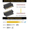 AYMBH High-Speed SATA 22 Pin (7+15) Male to Female Extension