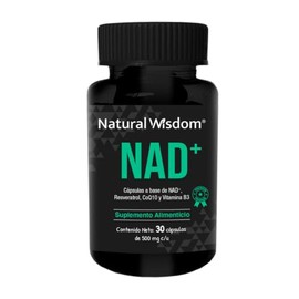 Nad+ Resveratrol Coq10 B3 Arándano | 30 y 120 caps | Apoyo al Bienestar Celular y Rutina Diaria | Apoyo Antioxidante | Apoyo al bienestar cognitivo (1