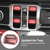 DIAMOOKY 4PCS Upgraded Window Switch Button Cover Compatible with Jeep