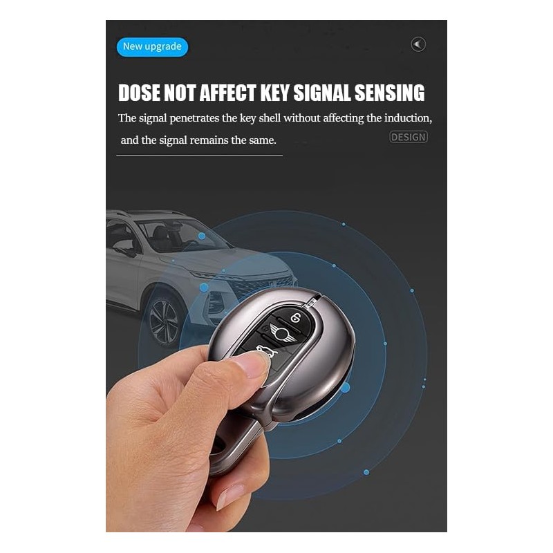 KUNIO Car Key Fob Cover Case Fit for Mini Cooper