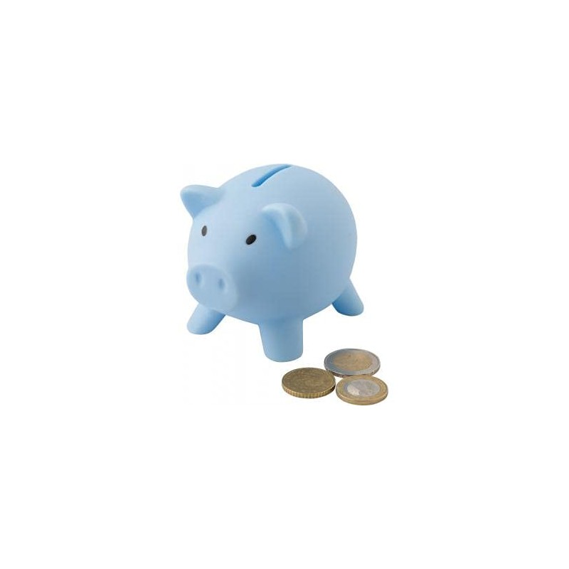 Piggy Bank PVC Soft Body Vibrant Colour Novelty Money Box