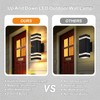 Dusk to Dawn Outdoor Wall Light, DASTOR 3000K Warm White