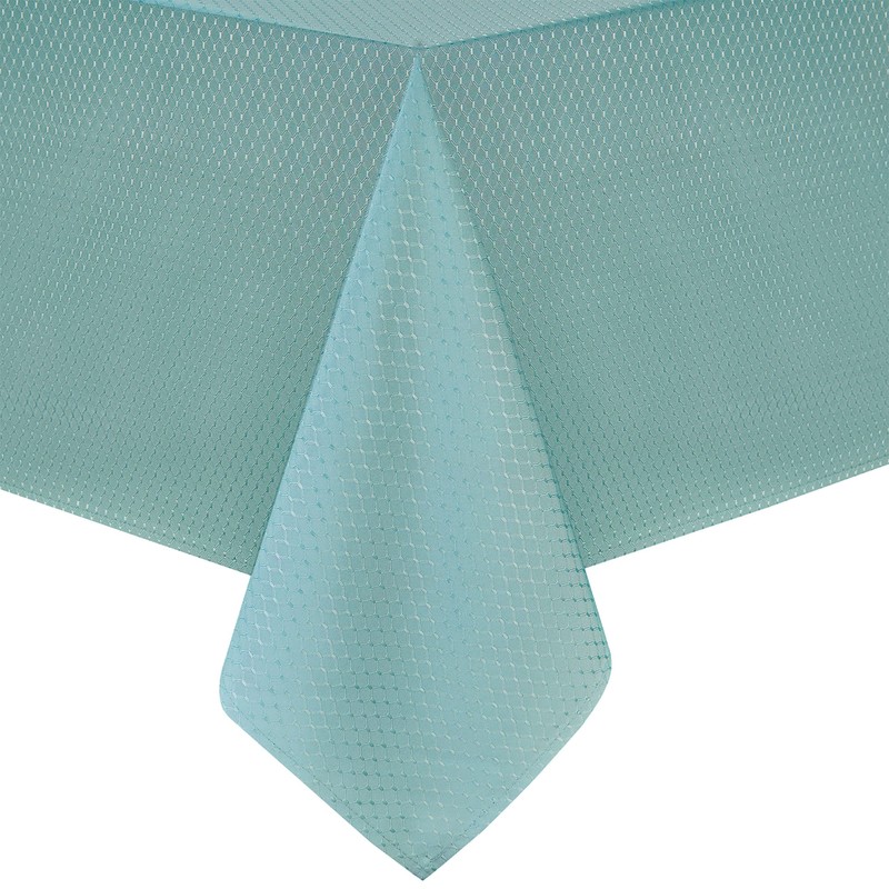 HomeJoy Round Rectangle Table Cloth – Stainproof Waterproof Washable Polyester