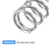 sourcing map Compression Spring, 5Pcs 304 Stainless Steel, 9mm OD,