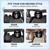 AJNZAU Pack of 2 Headrest Covers, Funny Car Headrest Covers