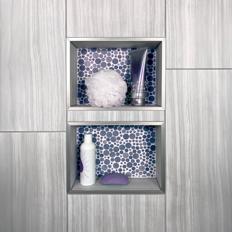 Noble Pre-Formed Rectangular Shower Niche 314 12"x20" with Adjustable Shelf