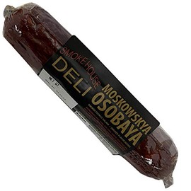 Moskovskaya Osobaya Smoked Salami, appx. 1.0 lb | 16.0 oz, NITRATE FREE, NITRITE FREE, MSG FREE, DAIRY FREE, GLUTEN FREE