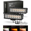 NAOEVO 6in LED Light Bar, 50W 3700LM LED Driving Lights,