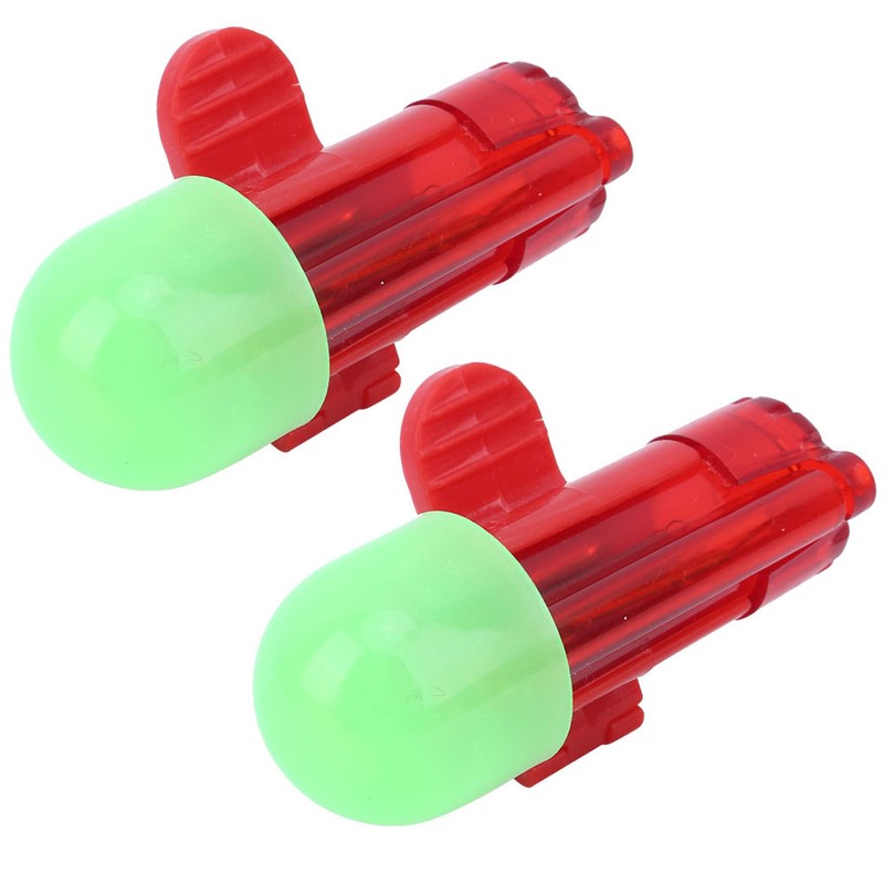 2 Sets Night Fishing Sensor Light Pole Alarm LED Signal