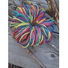 Rainbow Pumpkin for Fall Table Decor, Shelf or Mantel