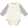inktastic Baby Cat Long Sleeve Creeper 6 Months Natural and
