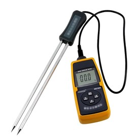 Hay Moisture Meter, Digital Grain Moisture Analyzer with Long Probe, High Accuracy, 2-30% Measurement Range, Backlight Display Design, for Wheat Corn Coffe Rice Soya Beans Cocoa Beans