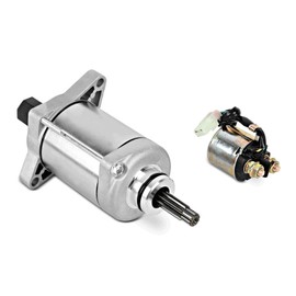 EvTok Starter Motor with Relay Compatible with Honda Rancher 420 TRX420, Foreman 500 TRX500, Pioneer 500 SXS500M, Replace 31200-HP5-601 31200-HRO-F01 31200-HR6-B01