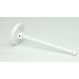 High Quality folding hook, coat rack for clothes ventilation, aluminium in white