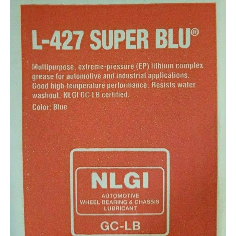 Kendall 10 Pack Kendall L-427 Super Blu Grease; (10) 14oz