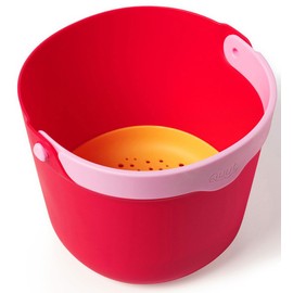 Bucki Bucket & Sieve Cherry Banana Pink