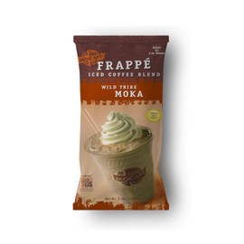 MOCAFE Wild Tribe Moka Frappe Mix, Blended Iced Coffee Instant Mocha Powder, 3lb bulk bag