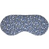 Organic Eye Pillow Lavender & Linseed "Flower Blue" for Relaxation,