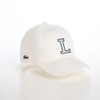 Lacoste INITIAL APPLIQUE CAP (Initial Applique Cap), Off-White, 58 Sizes