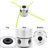 SWAWIS Aluminium Line Head Grass Trimmer Head Thread Spool Nylon