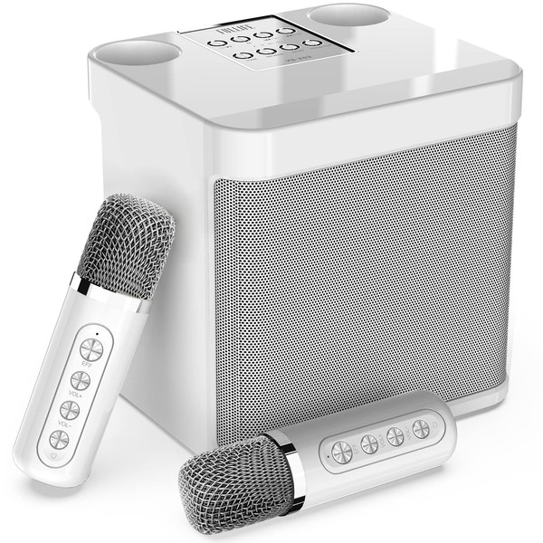 FULLIFE Karaoke Machine for Adults/Kids, 3000mAh Portable Bluetooth Karaoke Speaker