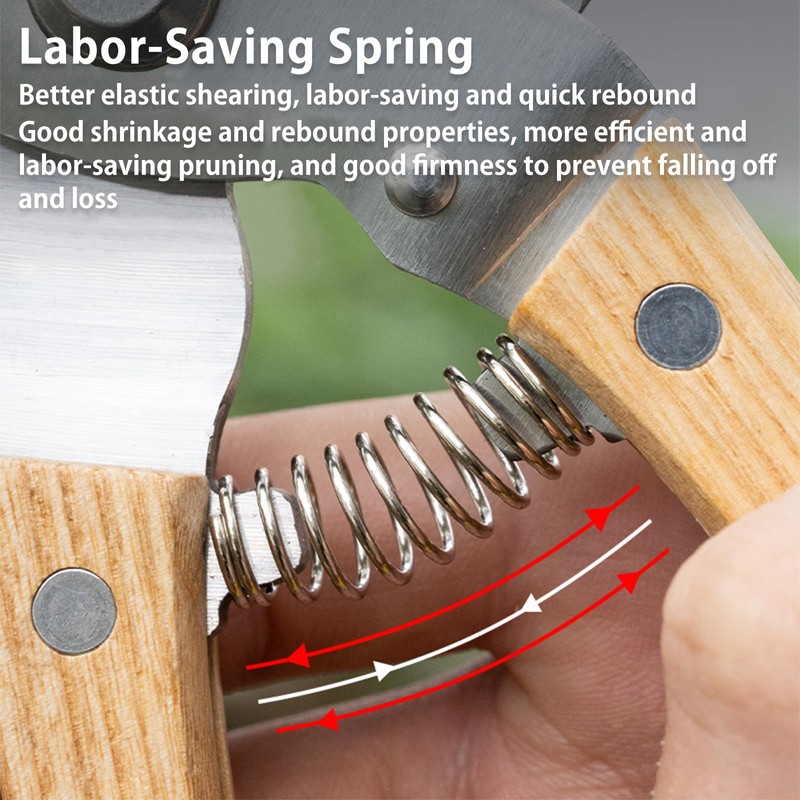 MiKoyi Premium Secateurs Professional Secateurs with 3Cr13 Stainless Steel Blades,