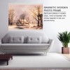 Modern Magnetic Sawdust Photo Picture Frame DIY Poster Scroll Prints