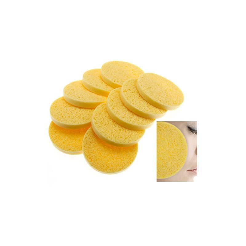 Micro Trader New 10 x Cellulose Facial Sponges Natural Facial