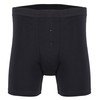 Mens Absorbent Boxer Short - ncontinence Boxer- Black and White-
