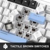 Magegee STAR75 Mechanical Gaming Keyboard with Knob Control, Backlit Wired
