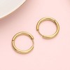 Mochity 4 Pairs of Earrings Gold Women's Hypoallergenic Hoop Earrings