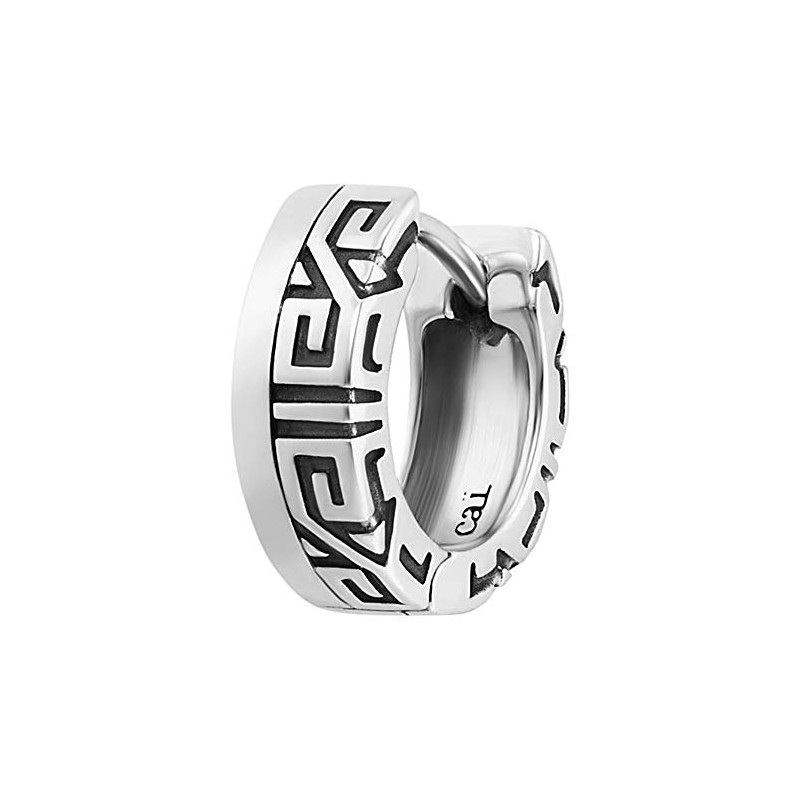 cai 132210513 Men's Single Earring 925 Sterling Silver 1.3 cm