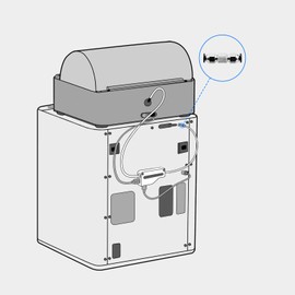 5pcs Upgrade PTFE Tube Connector tubing 3D Printers Pneumatic connectors,for Bambu Lab X1 X1C X1E P1P P1S, Made of Stainless Steel Anti-Oxidation and Rust Resistant, Plug and Play