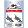 all-around24® 4 x Door Hooks in X-Shape Stainless Steel Towel