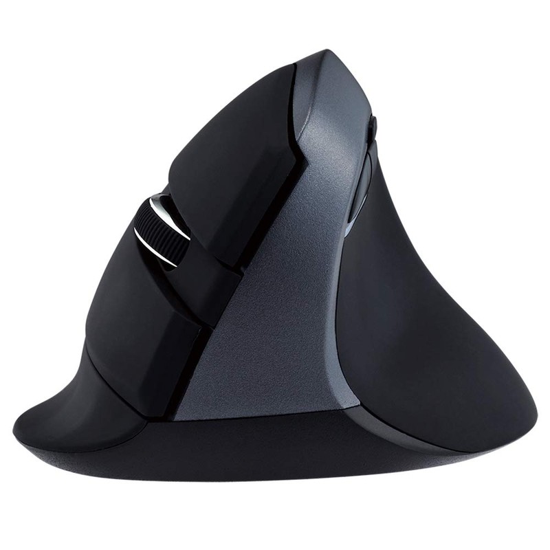 Nakabayashi Z0509 Digio2 Ergonomic Mouse, Wireless, Silent, 5 Buttons, BlueLED,