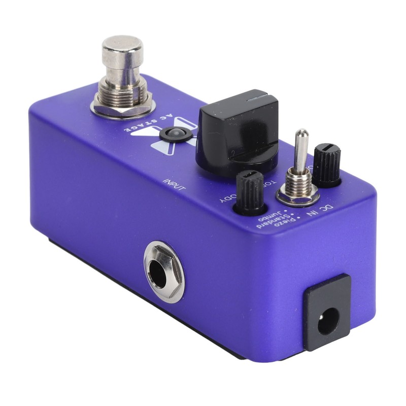Electric Effects Pedal Aluminium Alloy Blue Color Piezo Standard Jumbo