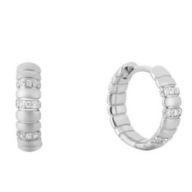 Chunky Small Hoop Earrings for Women - Dainty 14K Gold/Silver Plated Stainless Steel Hypoallergenic Vintage Huggie Hoop Earrings for Women Jewelry, Small, Copper, Cubic Zirconia