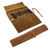 Genuine Leather Knife Roll, Knife Bags for Chefs Professional, Small