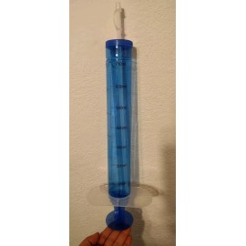 Unbranded HUGE Novelty Syringe Drinking Bottle With Straw 24 OZ BIG 2 Feet Tall!! PARTY