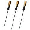 Cjueiom Chainsaw File 3.2mm Round Sharpening Files with Plastic Handle