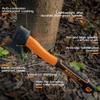 KSEIBI Wood Axe, Small Outdoor Camp Hatchet for Splitting and