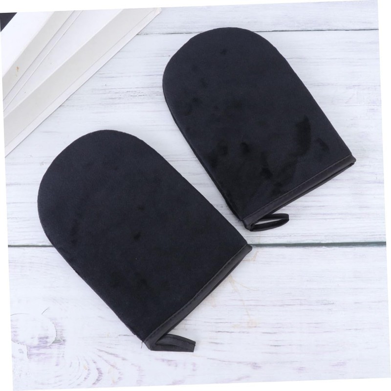 VICASKY 2piezas Aplicar Guantes Guantes Autobronceadores Sol para Bronceado Negros