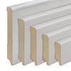 Reese Skirting Boards, Skirting Board, Light Grey MDF, Munich (Rounded),