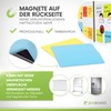 2DOBOARD Writable Magnets - 7.5 x 7.5 cm White -