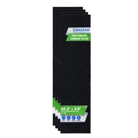 Carbon Pre Filter Replacement 20.2" x 3.9" Compatible with Honeywell Quiet Clean Tower Air Purifier Filters - Fits HFD120-Q HFD123 HFD140BWM HFD140 HFD230 - Absorbs Odors & Freshen the Air (4-Pk)