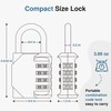 Puroma Combination Lock 2 Pack 4 Digit Waterproof Locker Locks